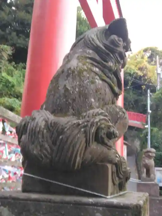 江島神社の狛犬