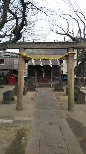 結城神明神社の鳥居