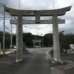 湊八坂神社の鳥居
