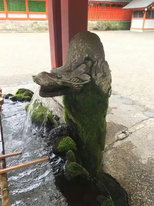 霧島神宮の手水舎