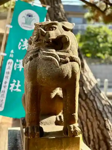 浅澤社（住吉大社末社）の狛犬