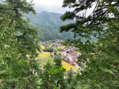 旧平瀬温泉神社の景色