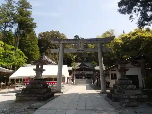 西寒多神社の鳥居