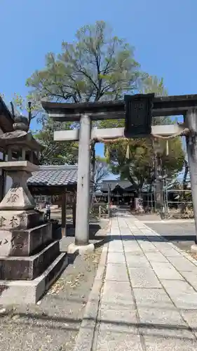 縣神社の鳥居