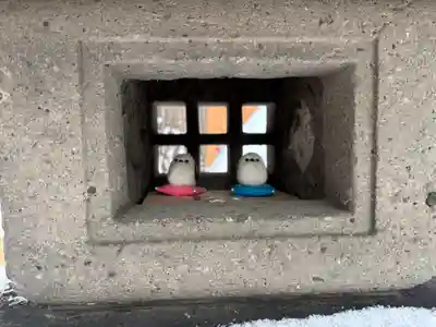 札幌諏訪神社の像