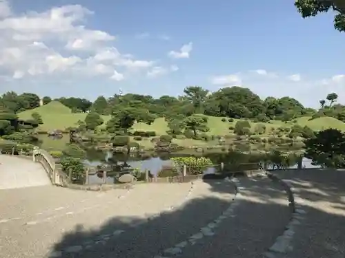 出水神社の庭園