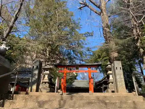 大谷場氷川神社の鳥居