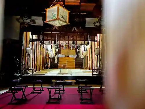 妻科神社の本殿・本堂