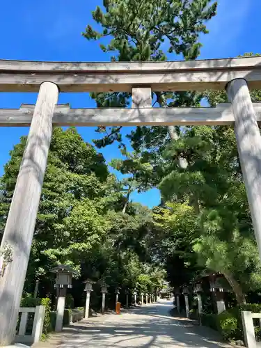 寒川神社の鳥居