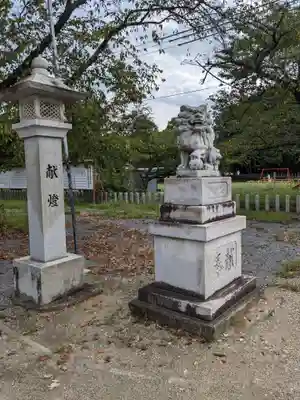 白山神社(二子町)の狛犬