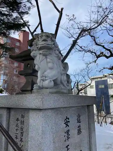 手稲神社の狛犬