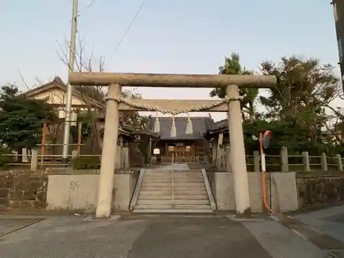 神明神社の鳥居