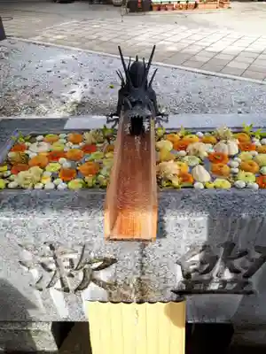 川越八幡宮の手水舎