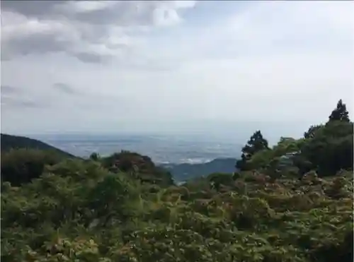 大山阿夫利神社の景色