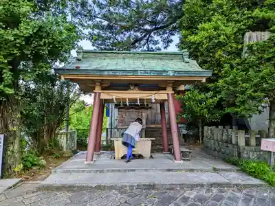元城町東照宮の手水舎