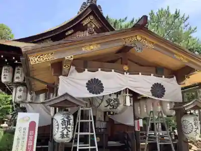 建部大社の本殿・本堂