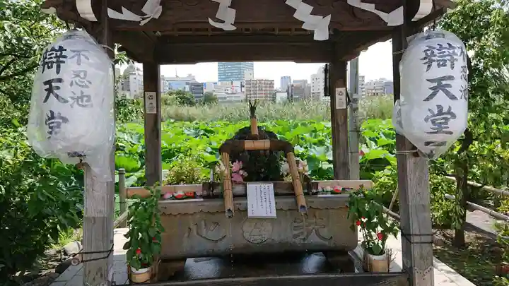 寛永寺不忍池弁天堂の手水舎