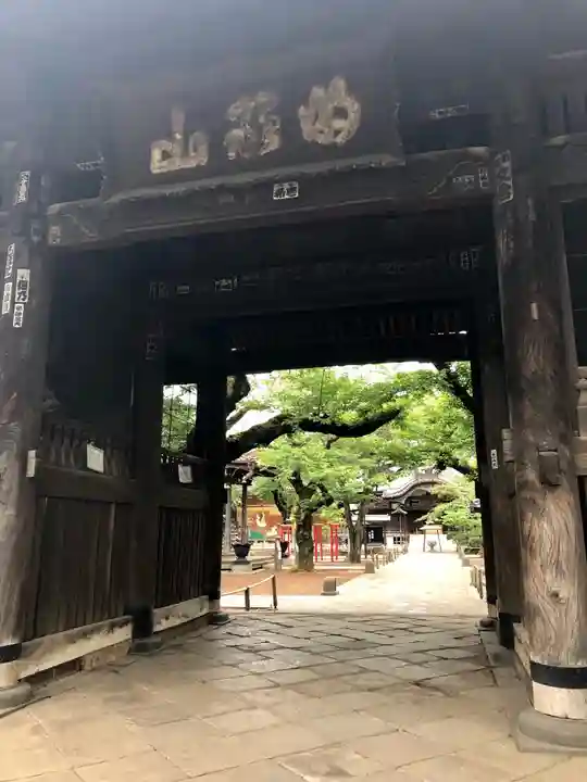 祐天寺の山門・神門