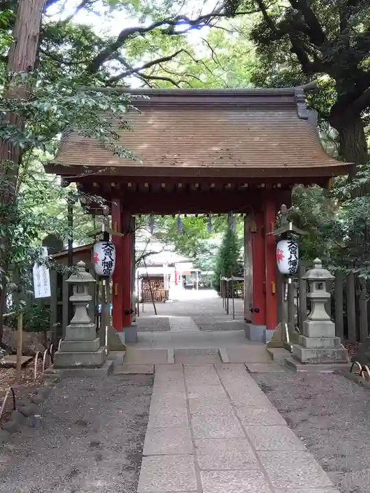 大宮八幡宮の山門・神門