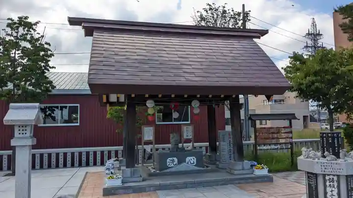 新川皇大神社の手水舎