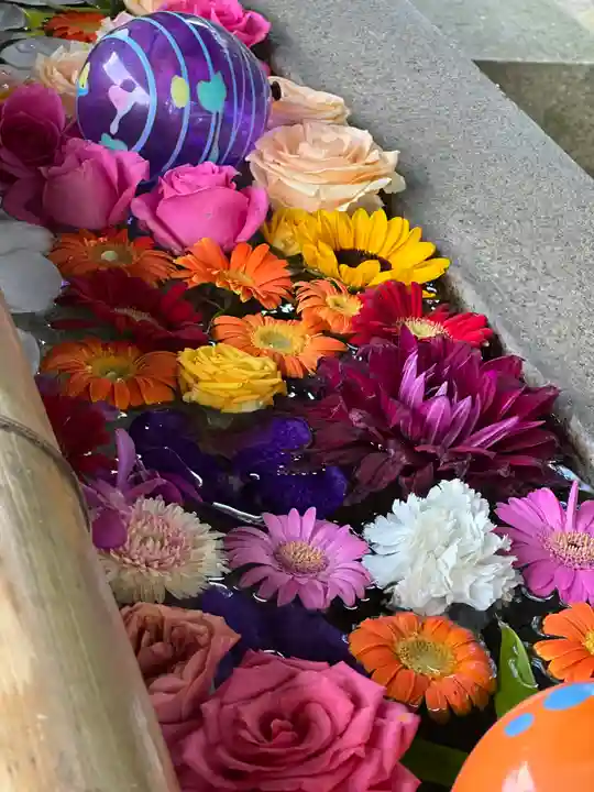 群馬県護国神社の手水舎