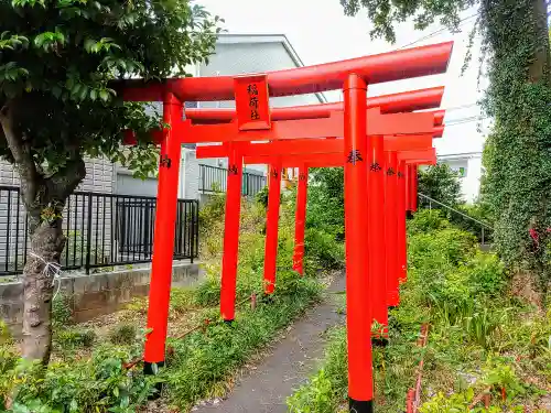 南外山八幡社の鳥居