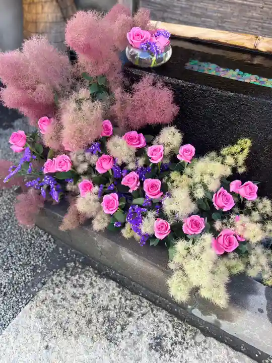 上尾御嶽神社の手水舎