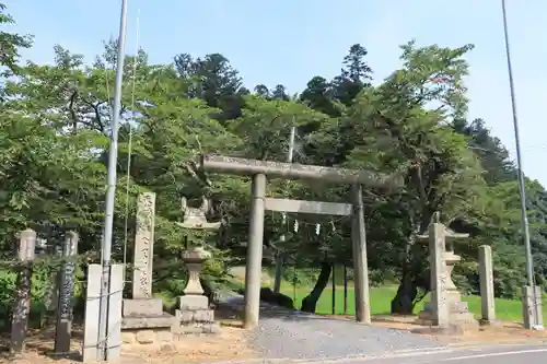 鹿島大神宮の鳥居