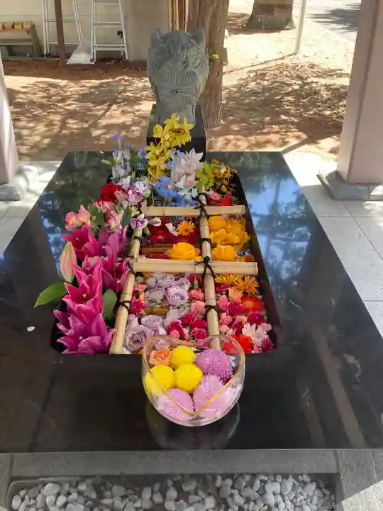 大谷地神社の手水舎