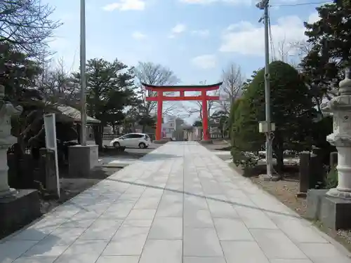 湯倉神社の景色