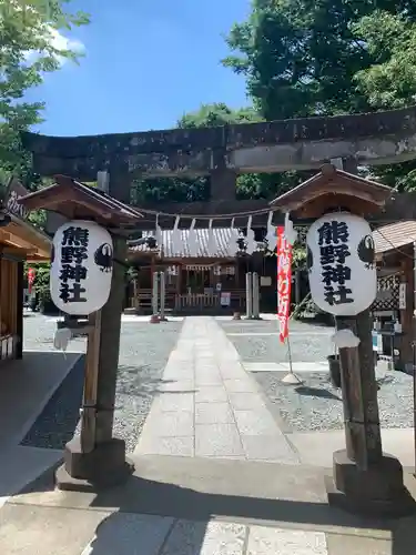 川越熊野神社の鳥居