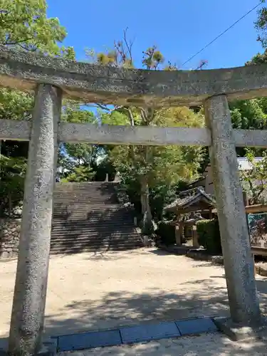 國津比古命神社の鳥居