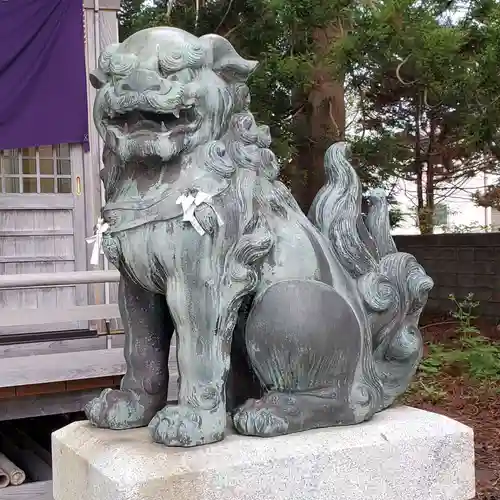 椴法華八幡神社の狛犬