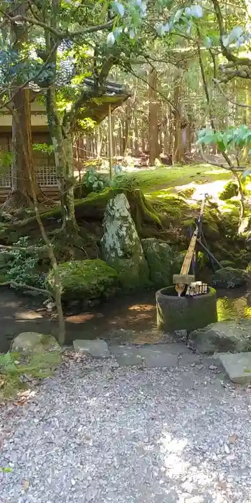 若狭彦神社(上社)の手水舎