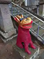 湯所神社の狛犬