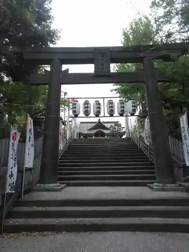 風治八幡宮の鳥居