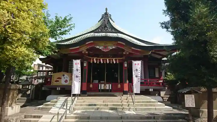 阿倍王子神社の本殿・本堂