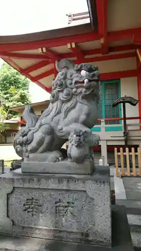 戸部杉山神社の狛犬