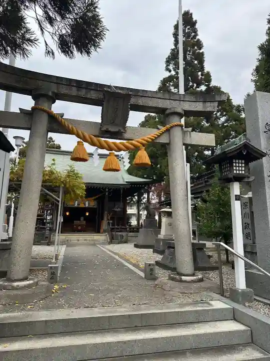 奥田神社の鳥居
