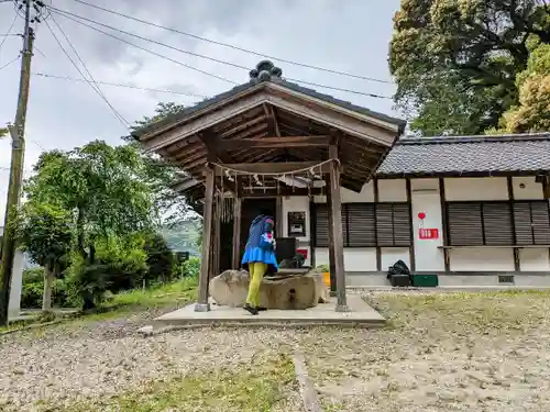 五社神社の手水舎