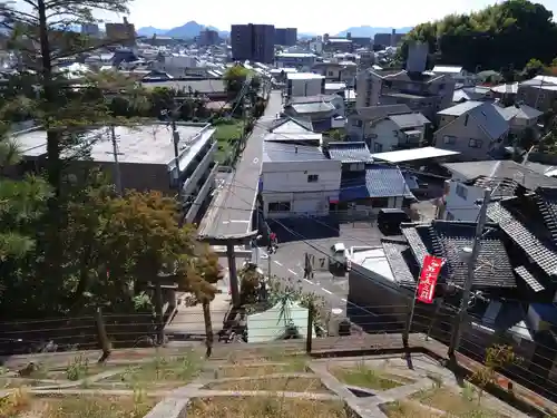 草津八幡宮の景色