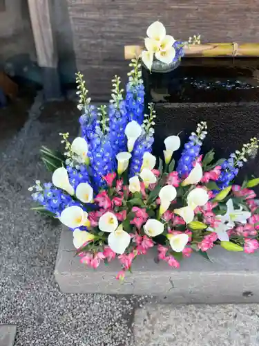 上尾御嶽神社の手水