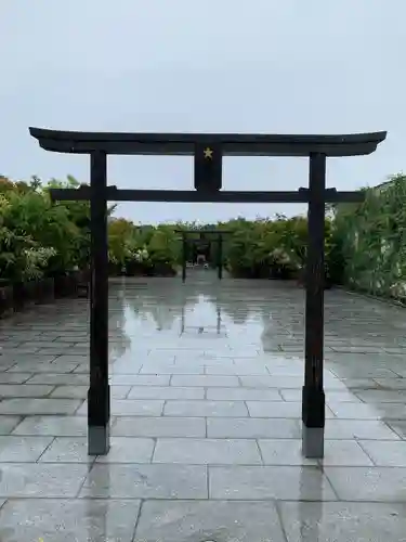 鉄道神社の鳥居