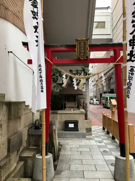 金蛇水神社(仙台一番町分霊社)の鳥居