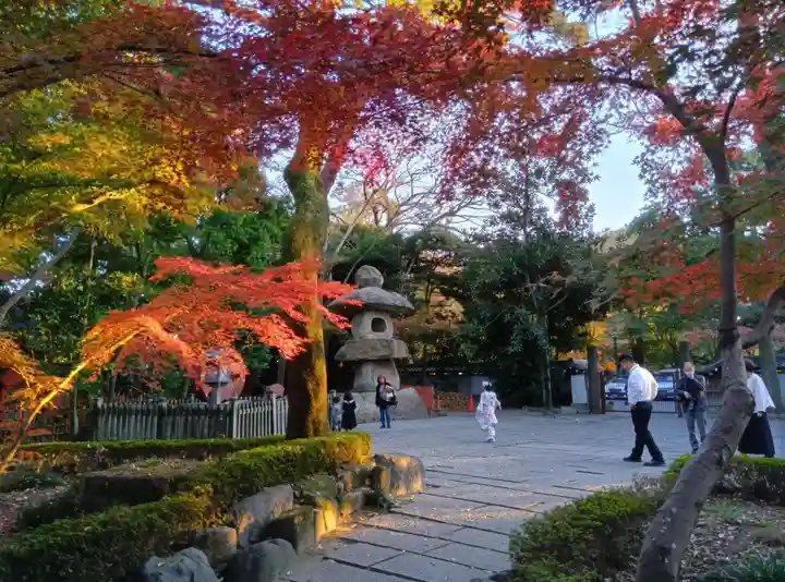 越ヶ谷久伊豆神社の庭園