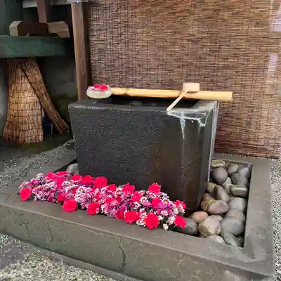 上尾御嶽神社の手水舎