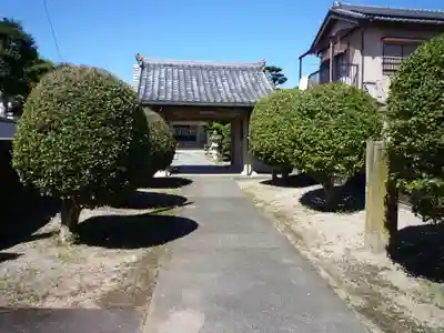 松林寺(河芸町中別保)の山門・神門