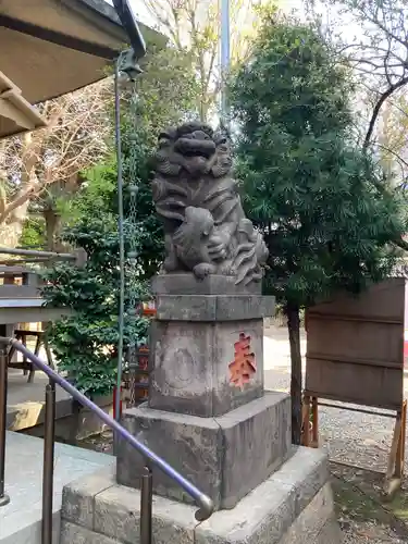 上目黒氷川神社の狛犬