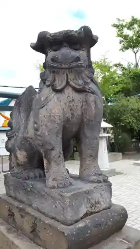 烈々布神社の狛犬