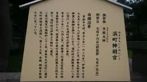 濱町神明宮の歴史